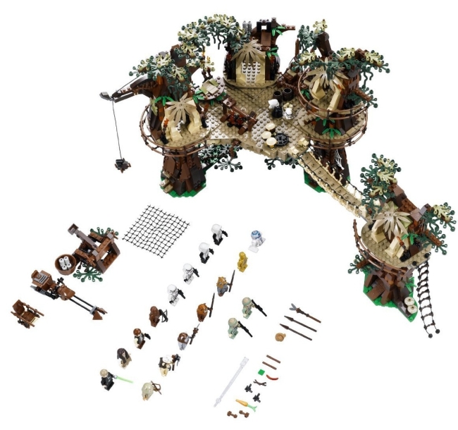 Poblado Ewok ( Lego 10236 ) imagen b