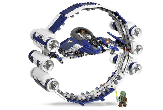 Episode III - Jedi Starfighter with Hyperdrive Booster Ring ( Lego 7661 ) imagen a