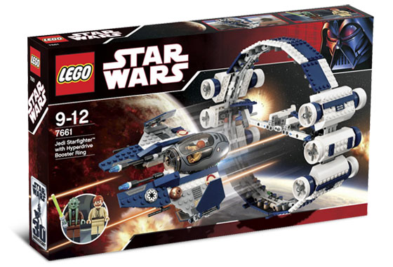 Episode III - Jedi Starfighter with Hyperdrive Booster Ring ( Lego 7661 ) imagen b