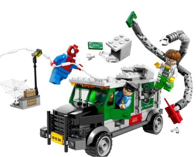 El Atraco de Doc Ock al Camión Acorazado ( Lego 76015 ) imagen a