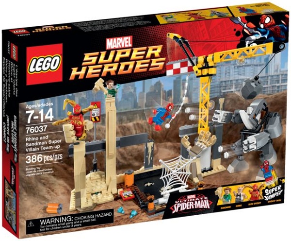 Rhino y Sandman: Equipo de Supervillanos ( Lego 76037 ) imagen b