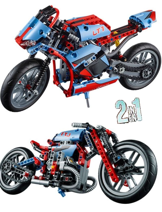 Moto Callejera ( Lego 42036 ) imagen c