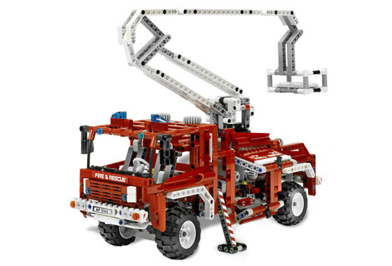 Súper camión de bomberos ( Lego 8289 ) imagen a