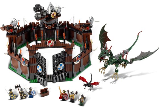 Fortaleza vikinga contra el dragón Fatner ( Lego 7019 ) imagen b