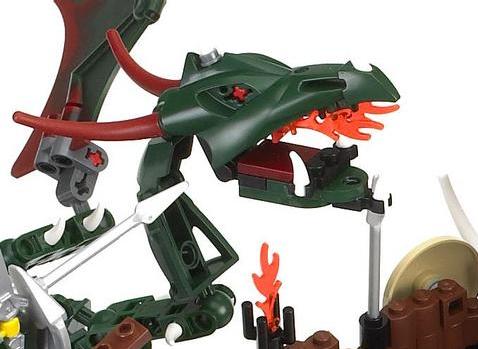 Fortaleza vikinga contra el dragón Fatner ( Lego 7019 ) imagen c