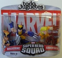 superHero Squad Wolverine and Sabertooth