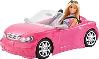 Barbie y su coche descapotable