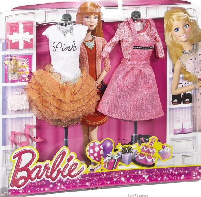 Pack de 2 vestidos modelo A ( Mattel CFY08 ) imagen b