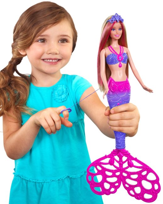 Barbie  sirena burbujas mágicas ( Mattel CFF49 ) imagen b