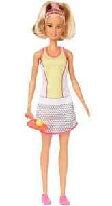 Barbie yo quiero ser tenista con accesorios