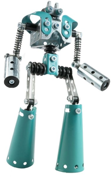 Robot  azul ( Meccano 892400B ) imagen a
