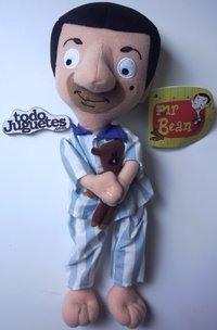 Peluche Mr. Bean con pijama