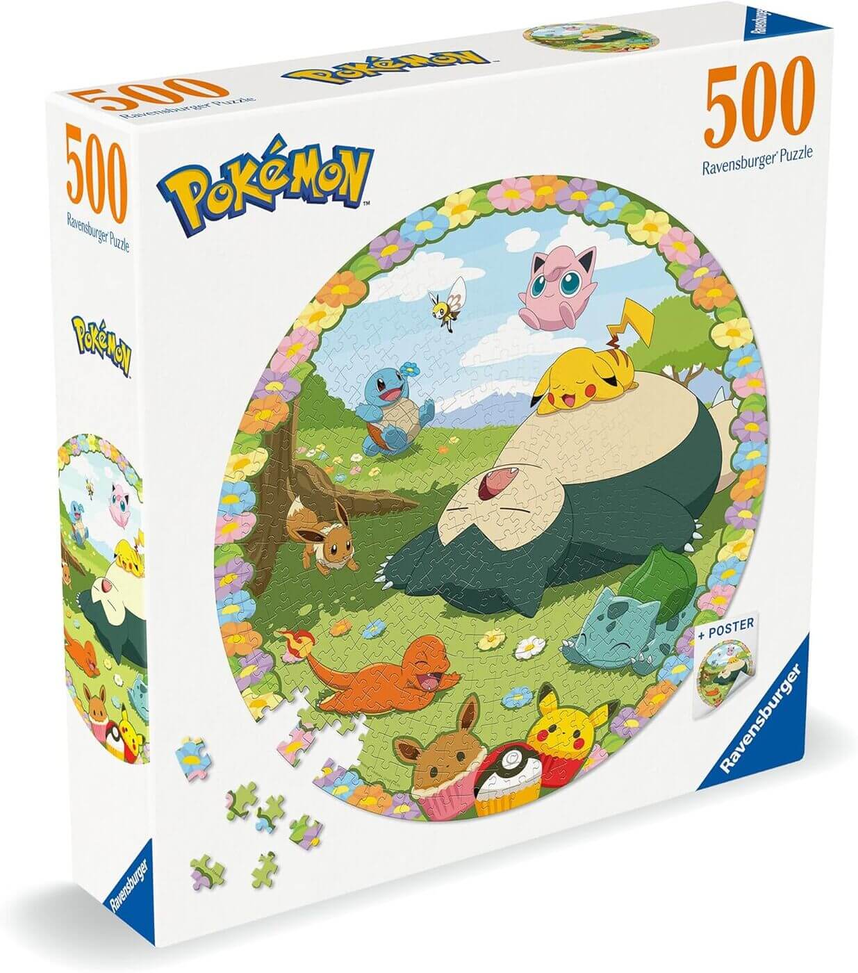 500 Pokemon Flor Circular ( Ravensburger 12001131 ) imagen a