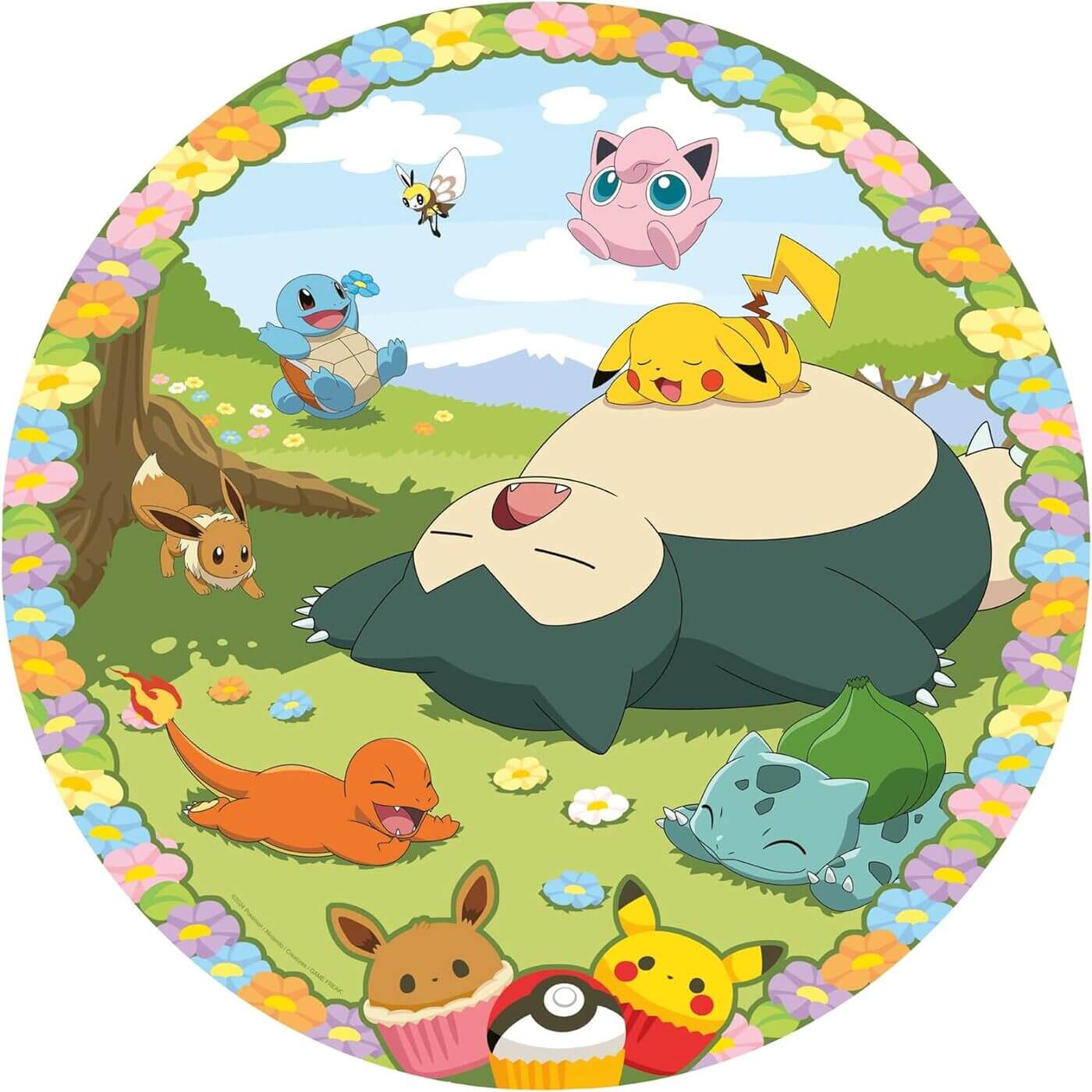 500 Pokemon Flor Circular ( Ravensburger 12001131 ) imagen b