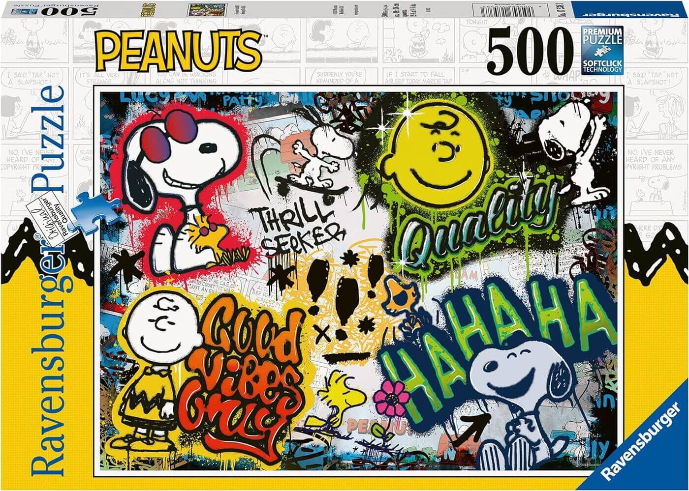 500 Peanuts Snoopy Graffiti ( Ravensburger 17538 ) imagen c