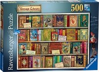 500 Biblioteca vintage