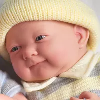 La New Born niña traje amarillo