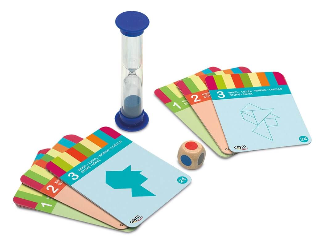 4 Tangrams Madera ( Cayro 851 ) imagen a