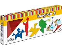 4 Tangrams Madera