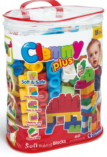Clemmy Plus bolsa de 60 bloques ( Clementoni 14880 ) imagen d