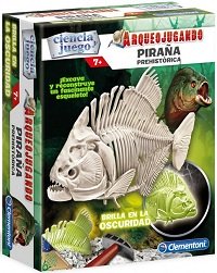 Arqueojugando Piraña fluorescente