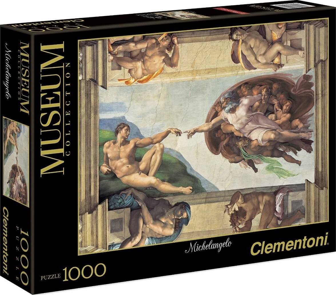 1000 La creación del hombre. Miguel Angel. MUSEUM