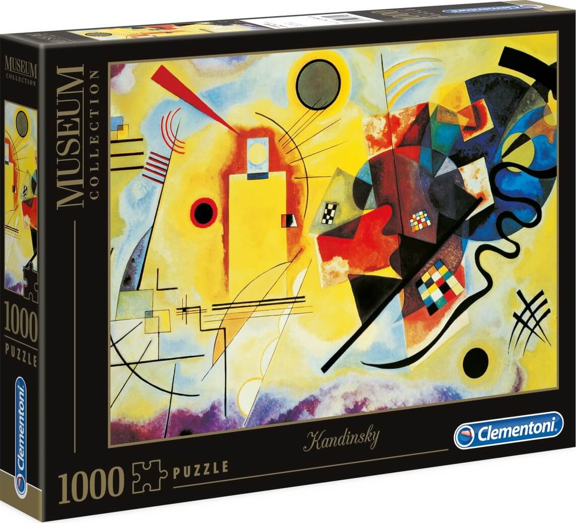 1000 Amarillo, Rojo y Azul. Kandinski. MUSEUM