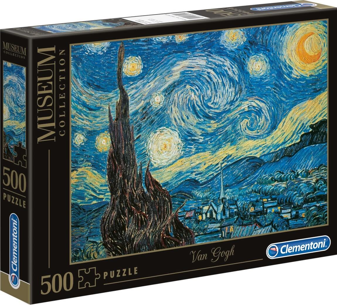 500 Noche Estrellada, Vincent Van Gogh ( Clementoni 30314 ) imagen b