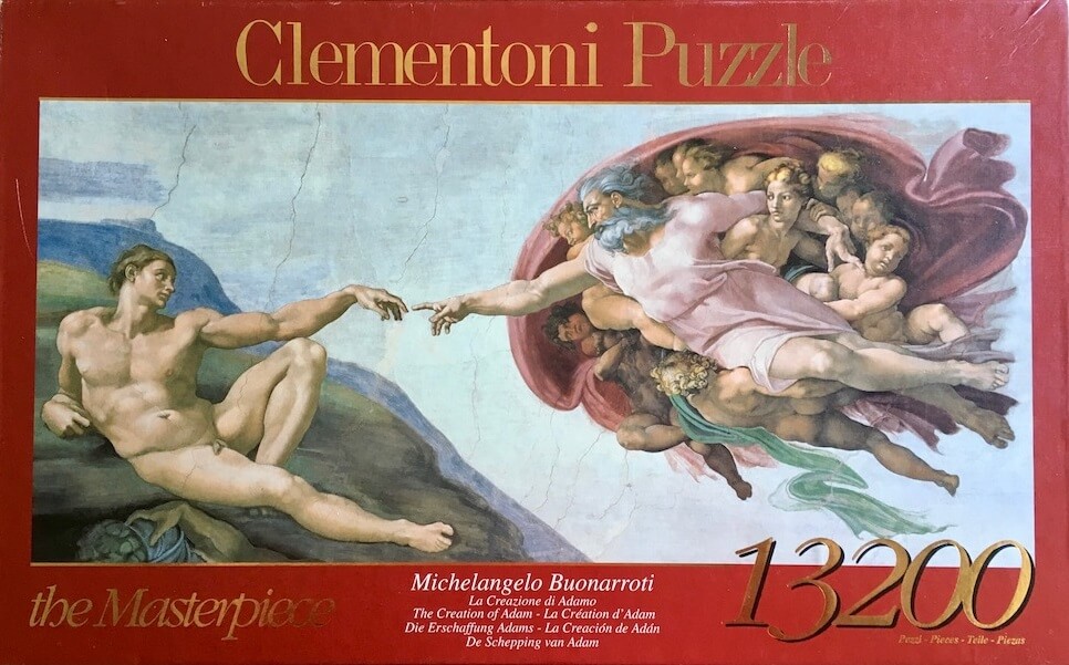 13200 La Creacion de Adan, Michelangelo Buonarroti ( Clementoni 38004 ) imagen a