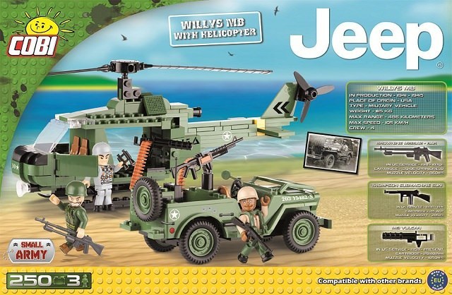 Jeep Willys MB with Helicopter ( Cobi 24254 ) imagen a