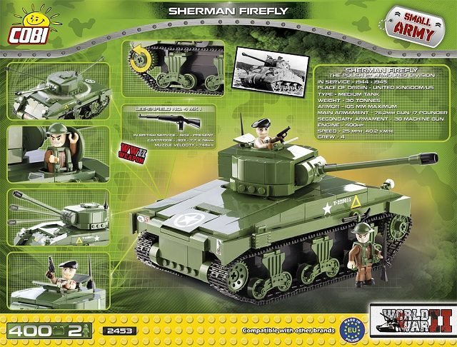 Sherman Firefly ( Cobi 2453 ) imagen a