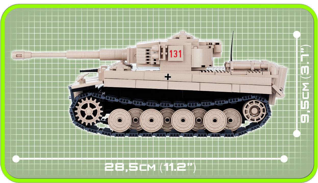 Tiger Panzerkampfwagen 131 ( Cobi 2477 ) imagen c