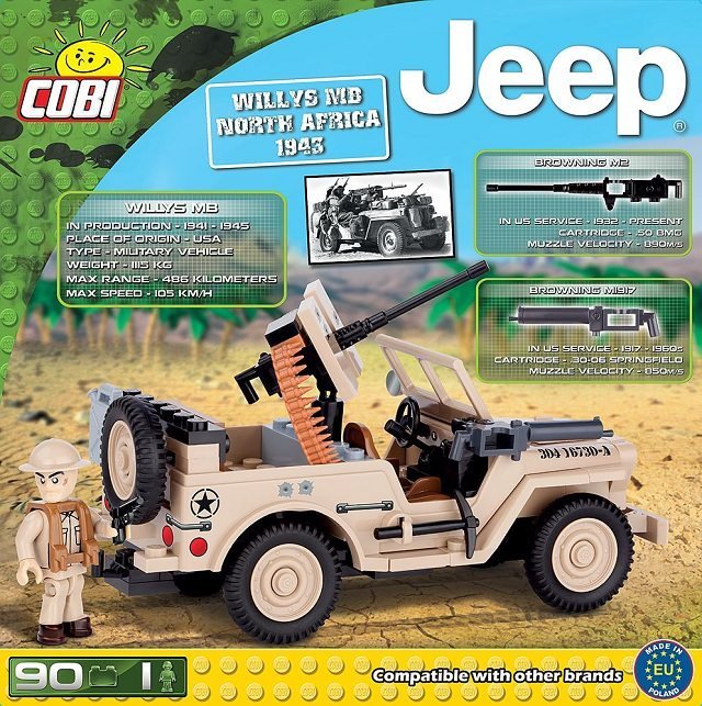 Jeep Willys MB North Africa 1943 ( Cobi 24093 ) imagen a