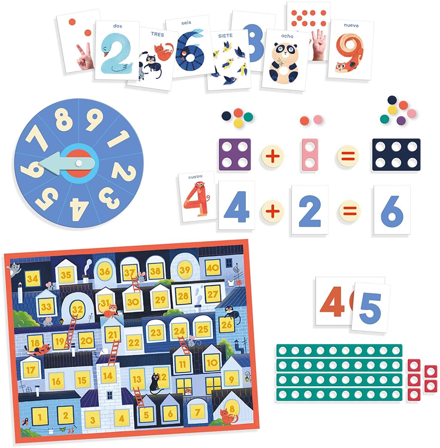 Aprendo en Positivo Los Numeros ( Diset 41202 ) imagen a