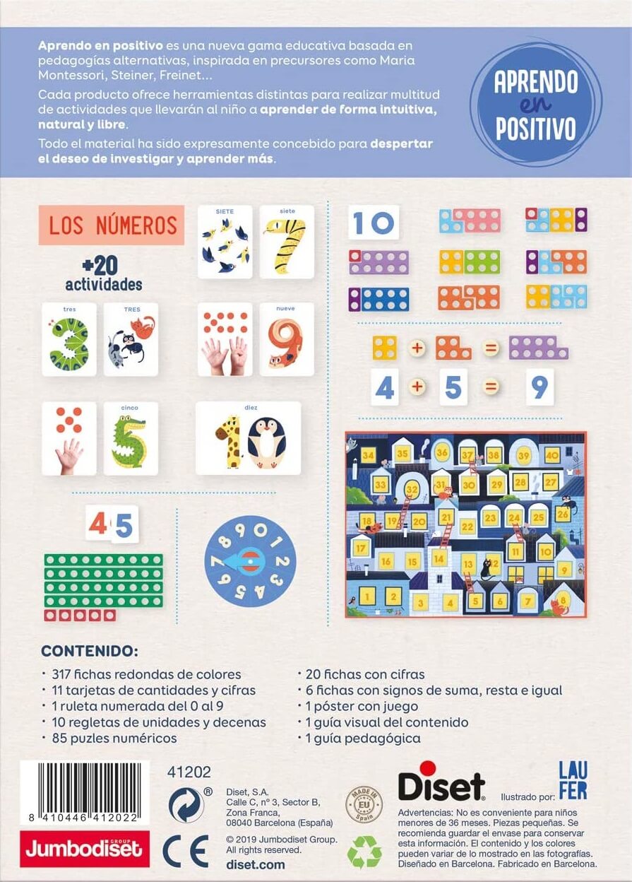 Aprendo en Positivo Los Numeros ( Diset 41202 ) imagen b