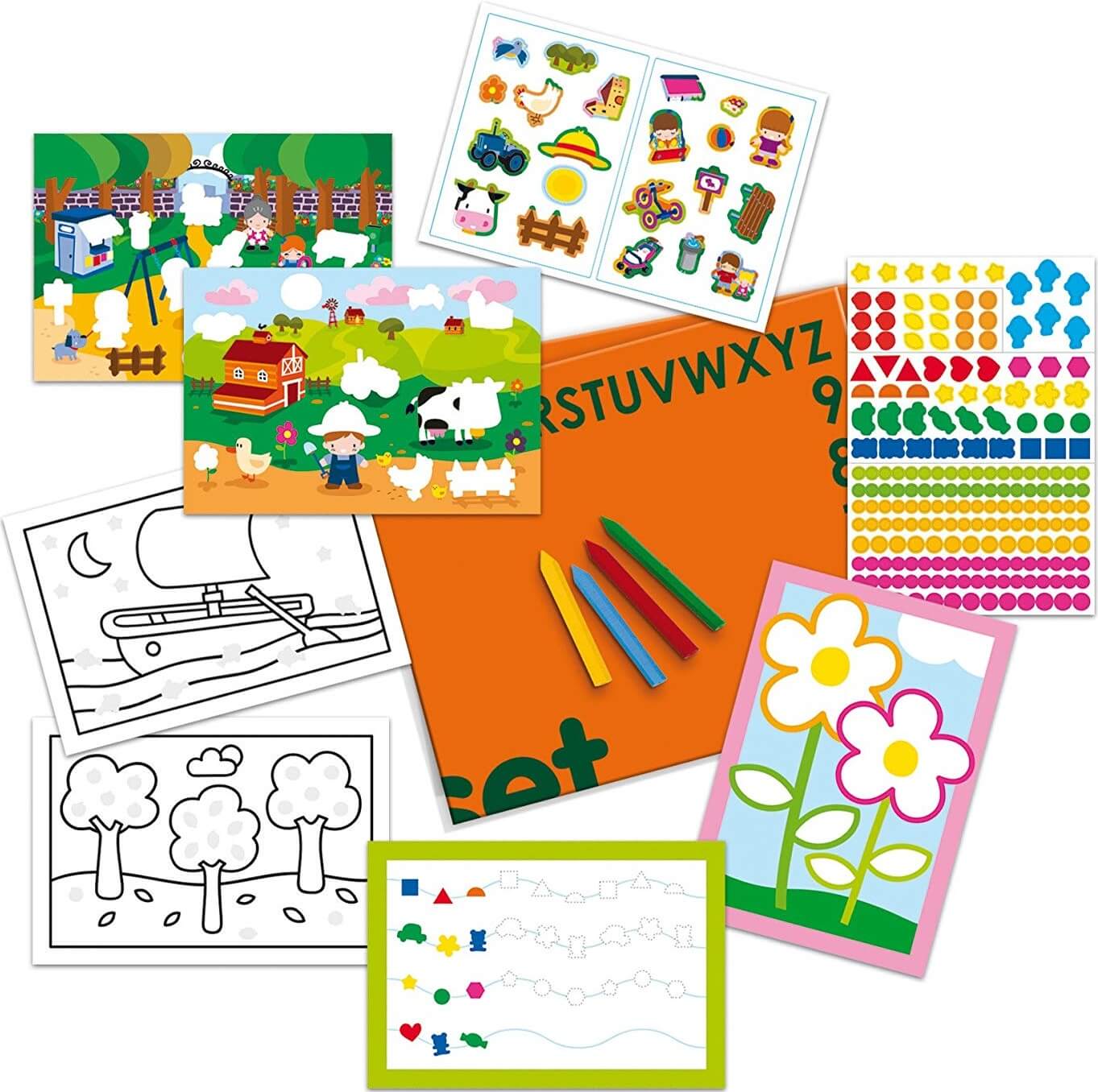 Colorea con pegatinas ( Diset 68958 ) imagen a