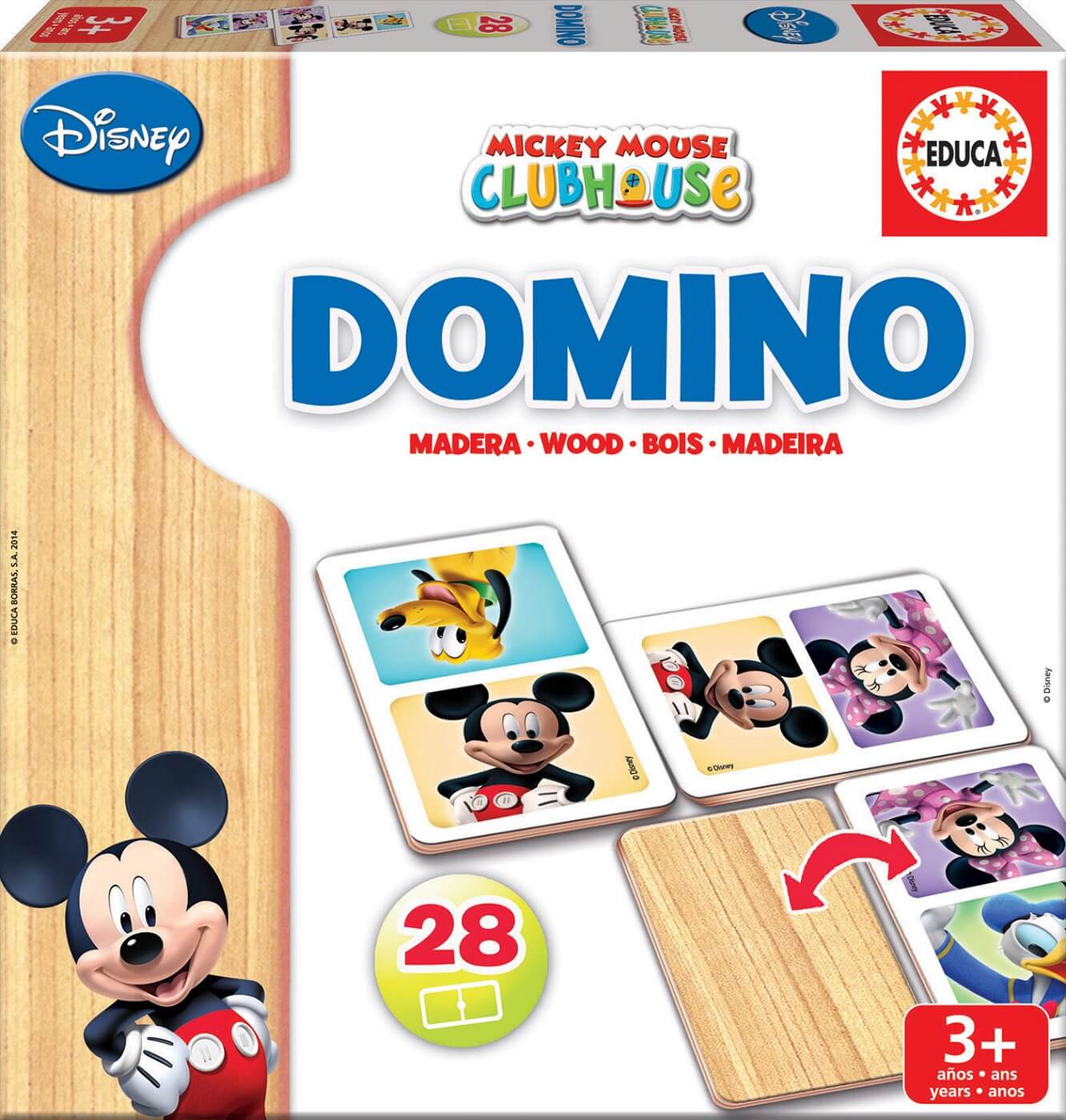 Domino Madera Minnie y Mickey ( Educa 16037 ) imagen b
