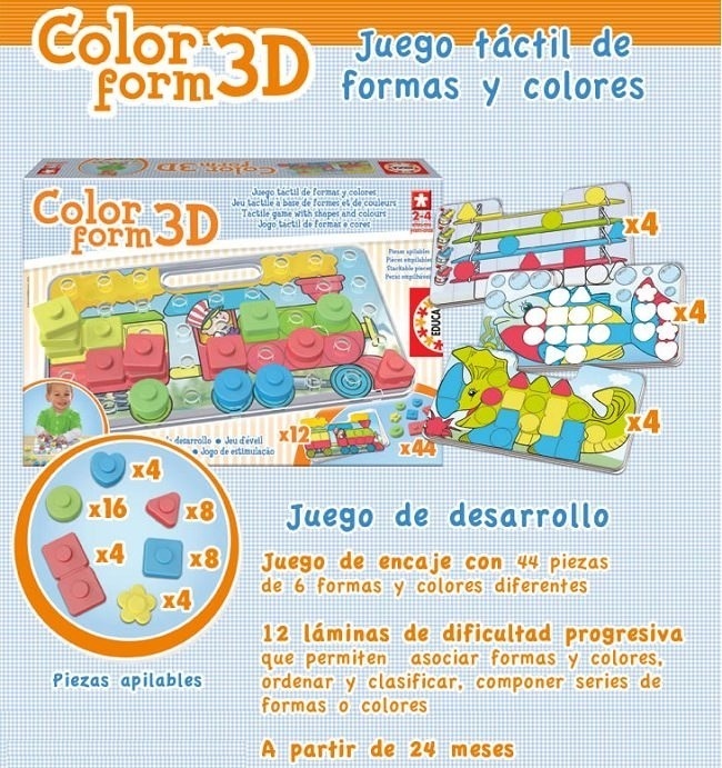 Color form 3D ( Educa 15498 ) imagen a