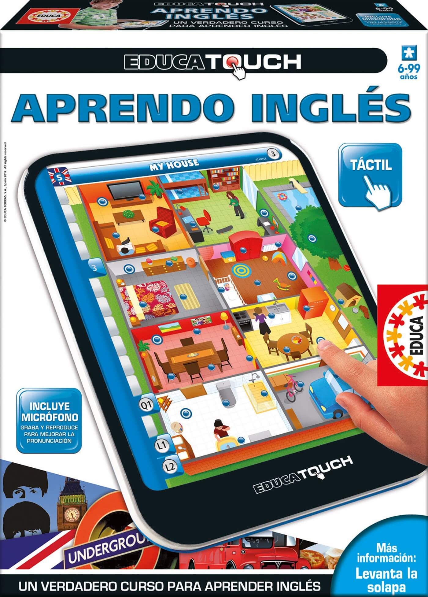 Juegos De Tablero Educa Borrás 15436 Educa Touch Junior Aprendo A