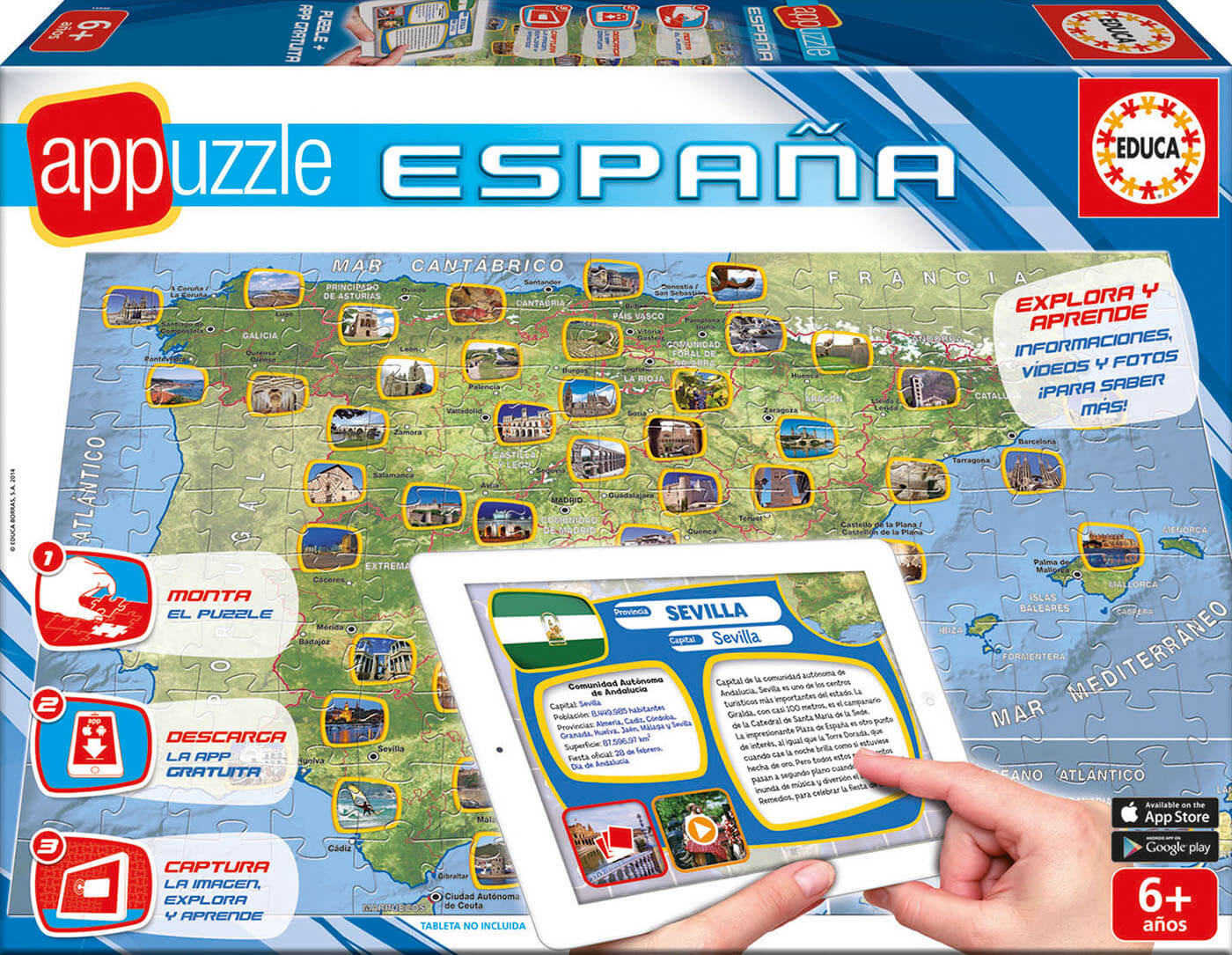 Appuzzle España ( Educa 15946 ) imagen e