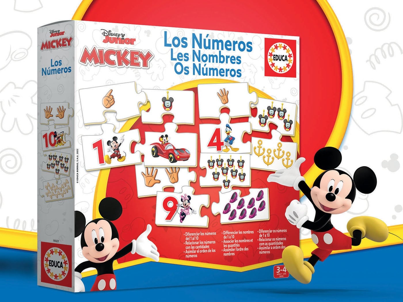 Aprende Los Números con Mickey y Amigos ( Educa 19327 ) imagen a