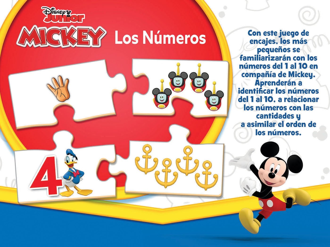 Aprende Los Números con Mickey y Amigos ( Educa 19327 ) imagen b