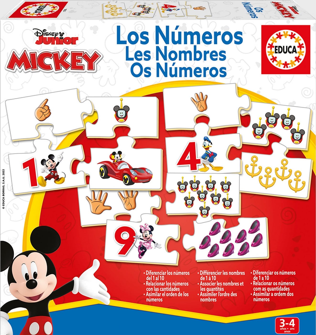 Aprende Los Números con Mickey y Amigos ( Educa 19327 ) imagen d