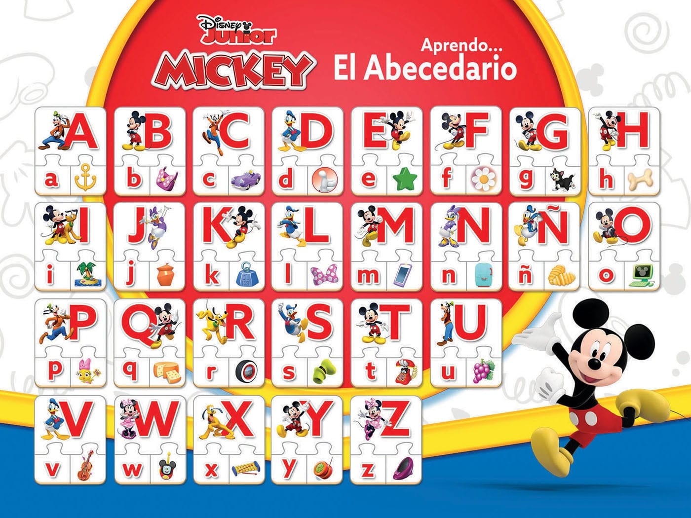 Aprende El Abecedario con Mickey y Amigos ( Educa 19328 ) imagen c