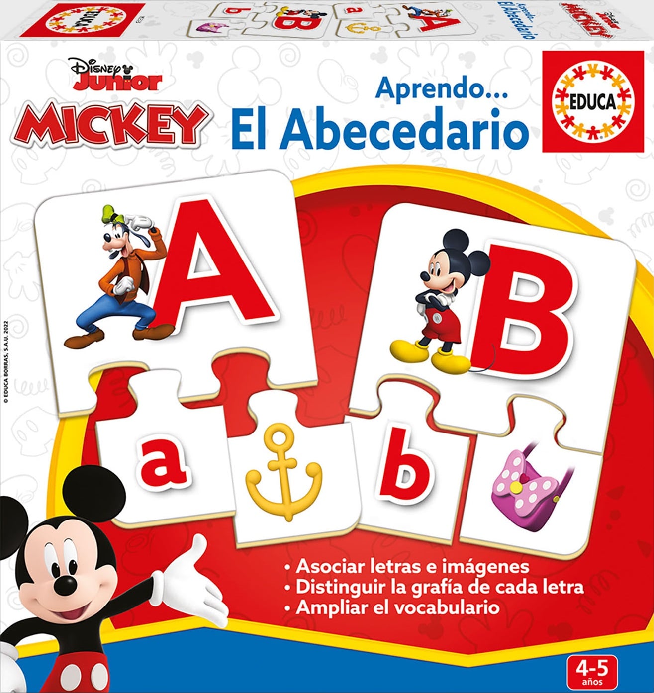 Aprende El Abecedario con Mickey y Amigos ( Educa 19328 ) imagen d