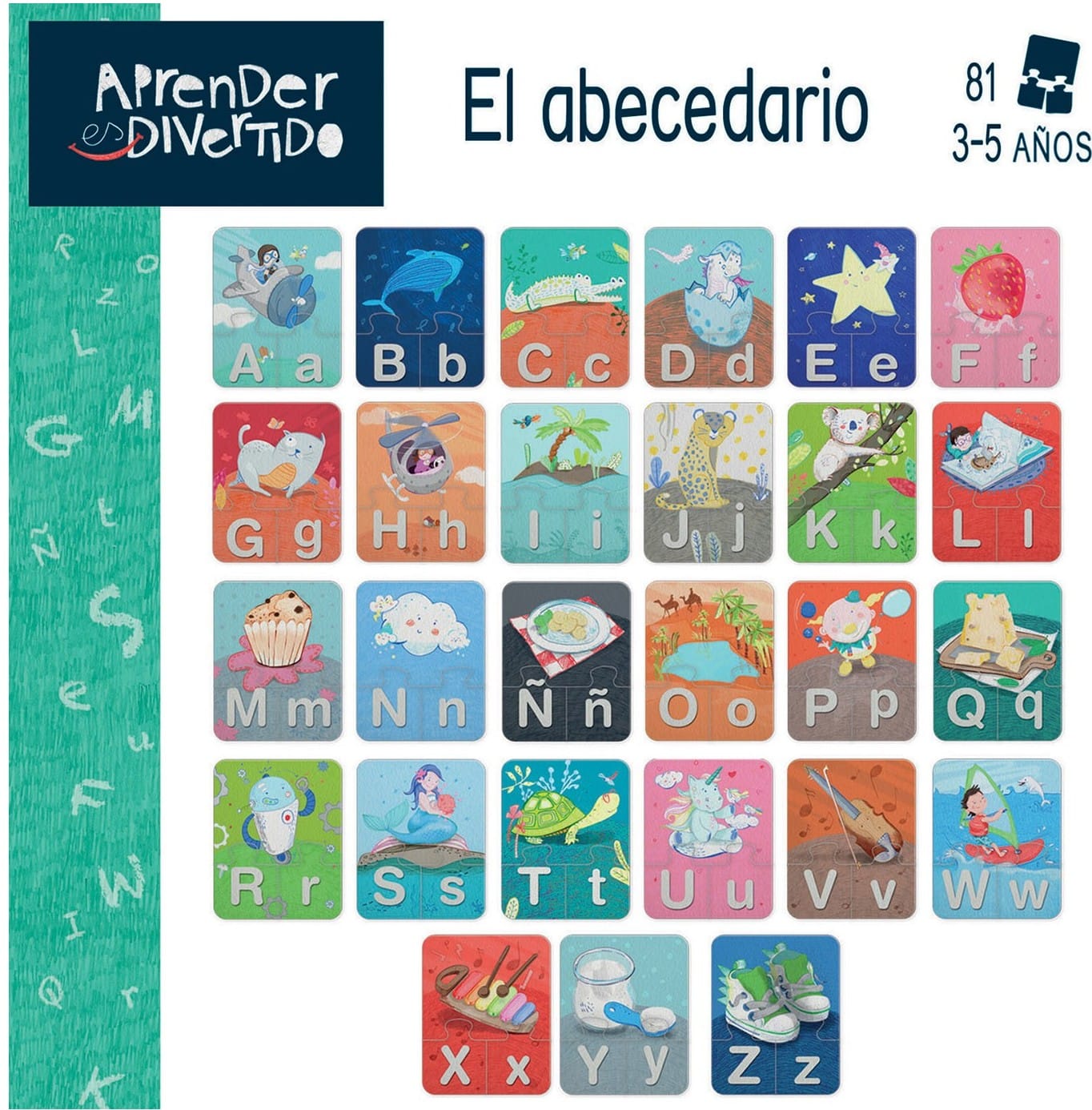 El abecedario Aprender es Divertido  ( Educa 18696 ) imagen a