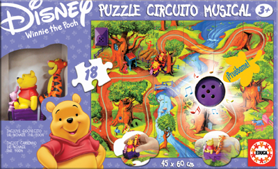 Winnie the Pooh Puzzle Circuito Musical