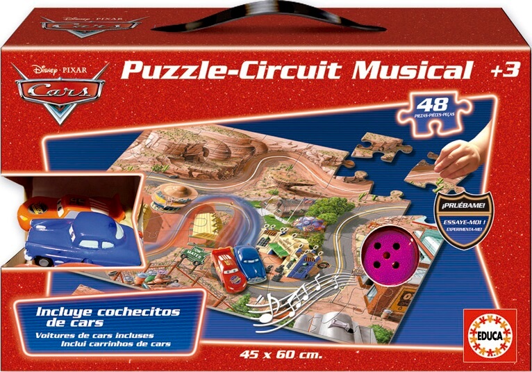 Cars Puzzle Circuito Musical