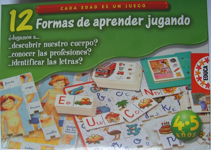 12 Formas de aprender jugando. El Cuerpo, las Profesiones y las Letras ( Educa 10646 ) imagen a