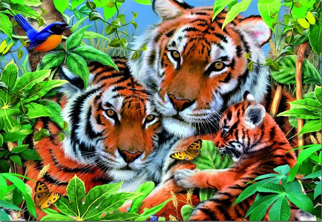 1000 Ternura Salvaje ( Educa 15158 ) imagen a